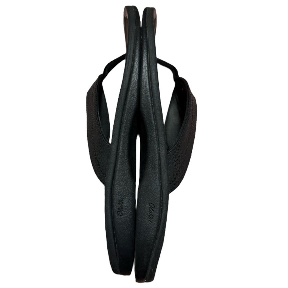 Olukai women’s Black Flip Flops - Picture 3 of 4